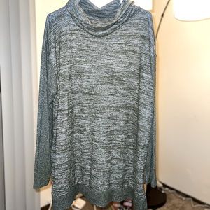 Sonoma Womens forest green long duster